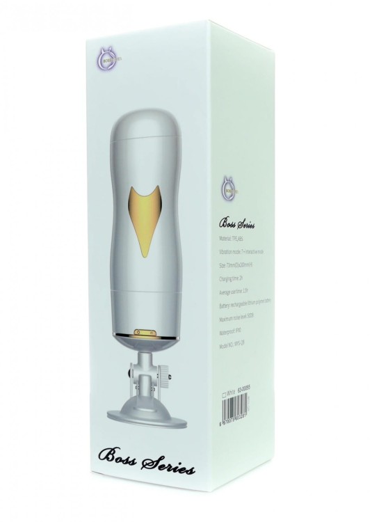 Podwójny wibrujący masturbator wagina usta-12