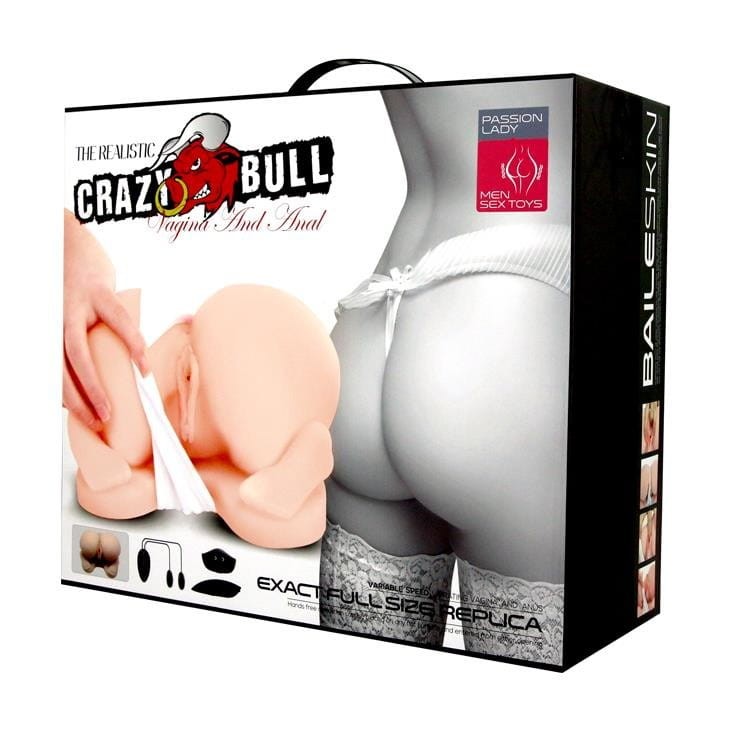 Masurbator Crazy Bull  Wibrator Pochwa Anus-11