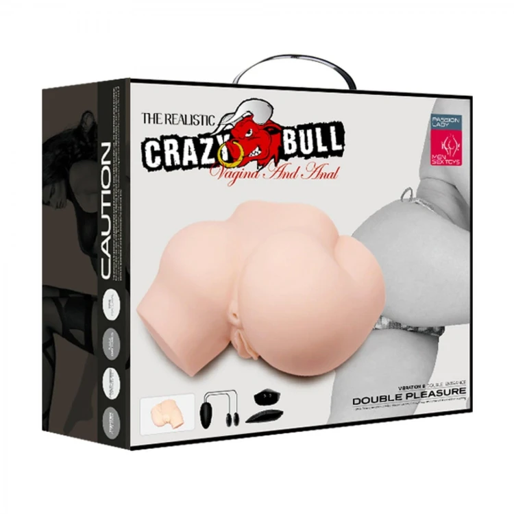 Duży masturbator-kobiecy tyłek dwie dziurki-wibracje-10
