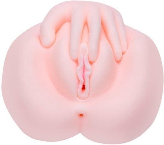 Duży masturbator z wibracjami pochwa i anus