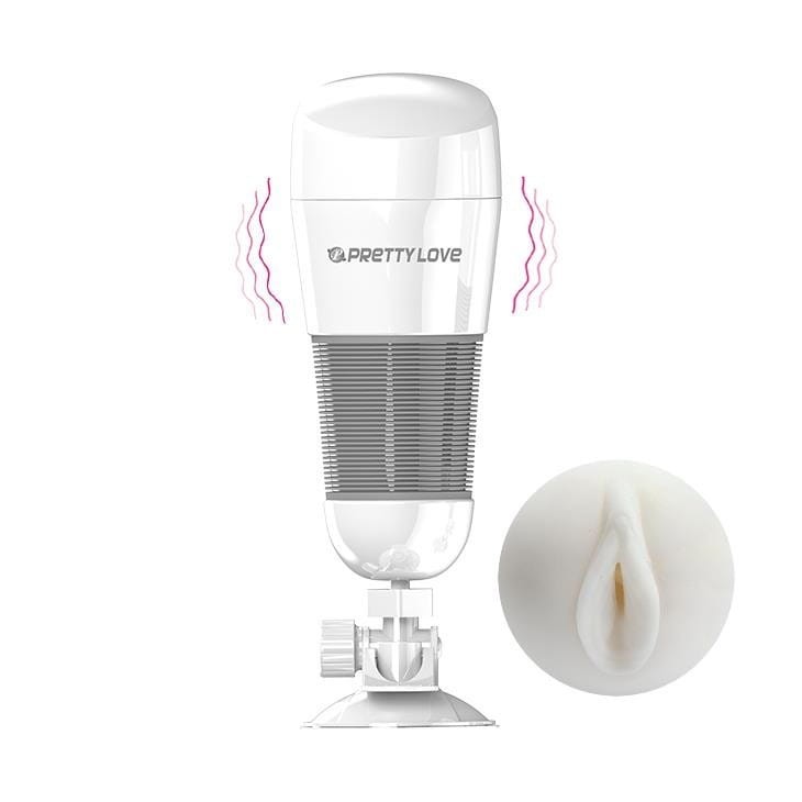 Wagina masturbator z wibracją i przyssawką-1