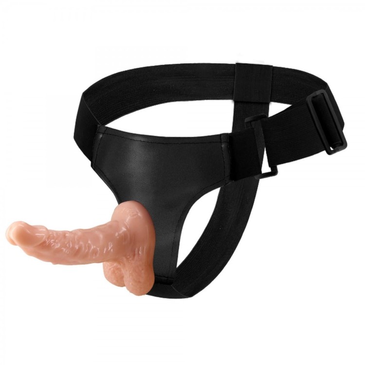 Strap-on z małym penisem 15,7 cm-1
