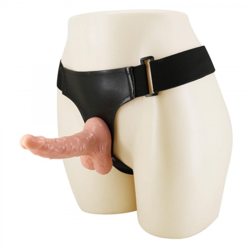 Strap-on z małym penisem 15,7 cm