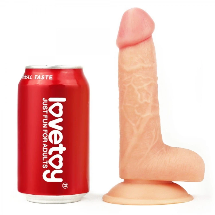 Strap-on i penis na przyssawce 17,8 cm-3