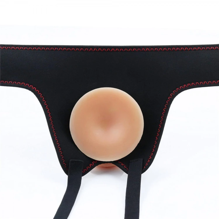 Strap-on i penis na przyssawce 17,8 cm-4