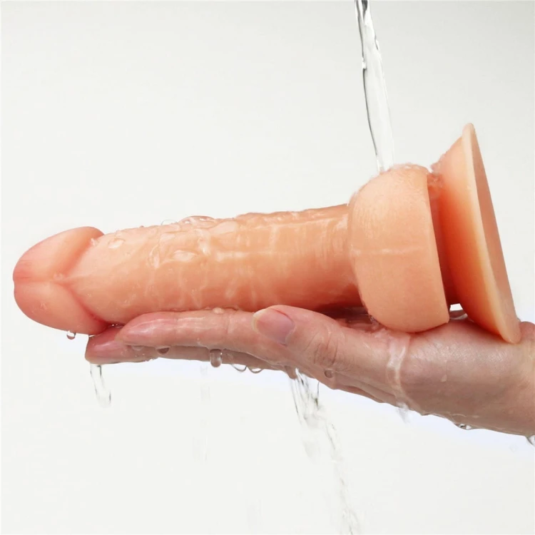 Strap-on i penis na przyssawce 17,8 cm-9