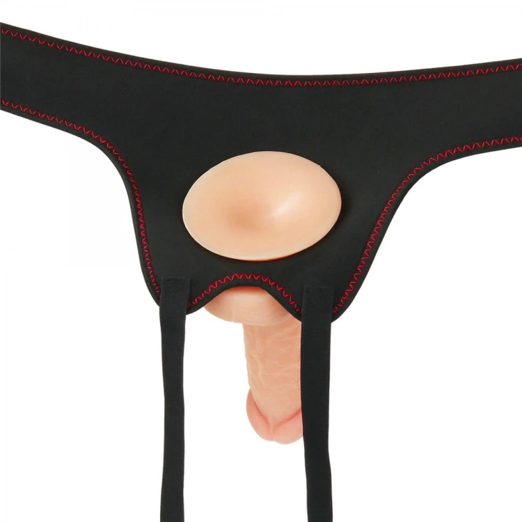 Strap-on i penis na przyssawce 17,8 cm-11