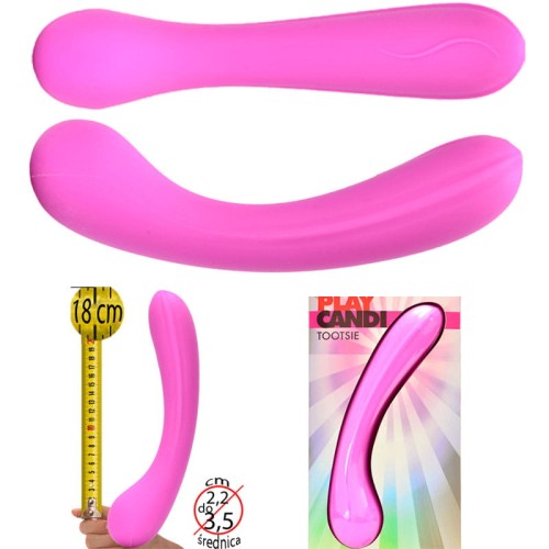Dwustronne dildo z silikonu