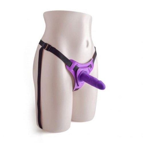 Strap on z penisem do pochwy lub anusa