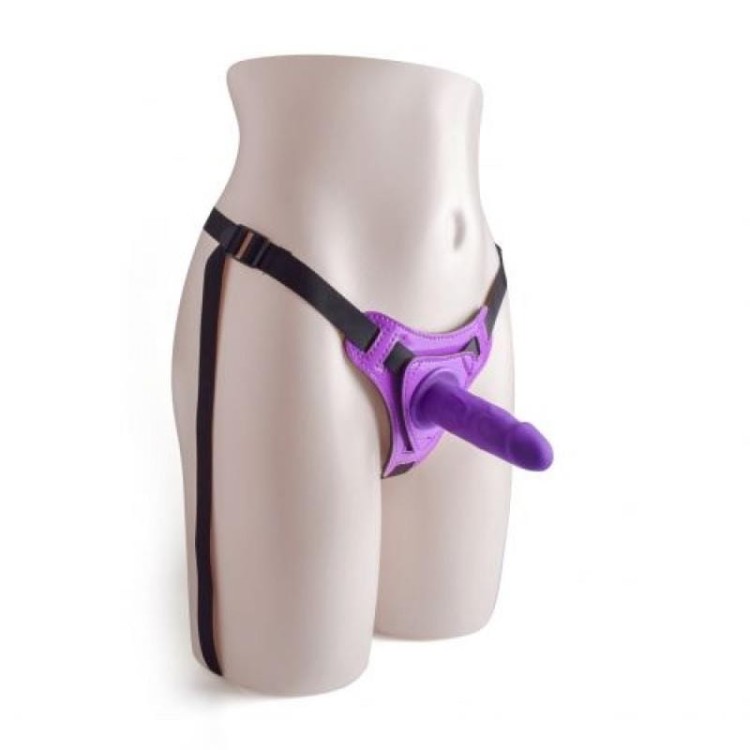 Strap on z penisem do pochwy lub anusa