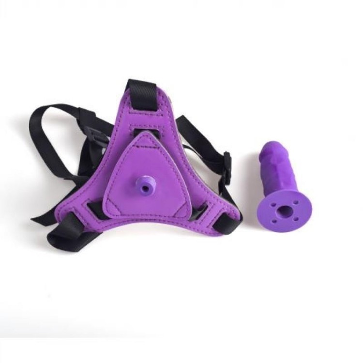 Strap on z penisem do pochwy lub anusa-2