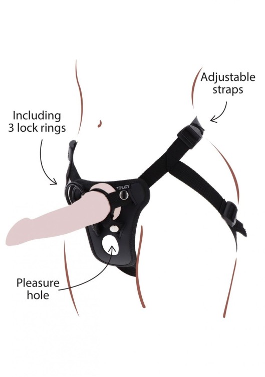 Strap-On uprząż bez penisa-1