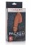 Mały elastyczny penis 12.8 cm Jasny brąz-2