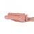 Dildo do podwójnej penetracji 18,5 cm Cielisty-1