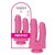 Dildo do podwójnej penetracji 18,5 cm Różowe-6