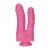 Dildo do podwójnej penetracji 18,5 cm Różowe-2