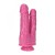 Dildo do podwójnej penetracji 18,5 cm Różowe-5