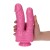 Dildo do podwójnej penetracji 18,5 cm Różowe