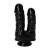 Dildo do podwójnej penetracji 15,5 cm Czarne