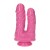 Dildo do podwójnej penetracji 15,5 cm Różowe-1