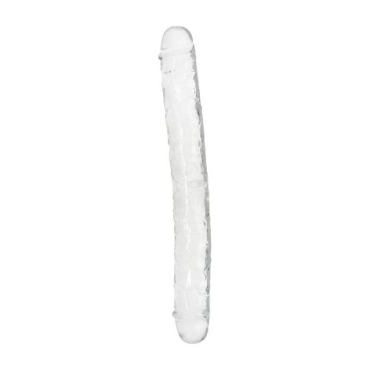 Dildo dla dwojga Krystaliczny penis 43/4 cm-2