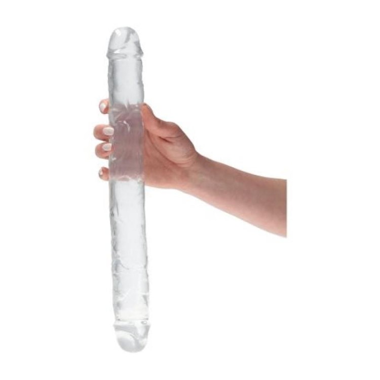 Dildo dla dwojga Krystaliczny penis 43/4 cm-1