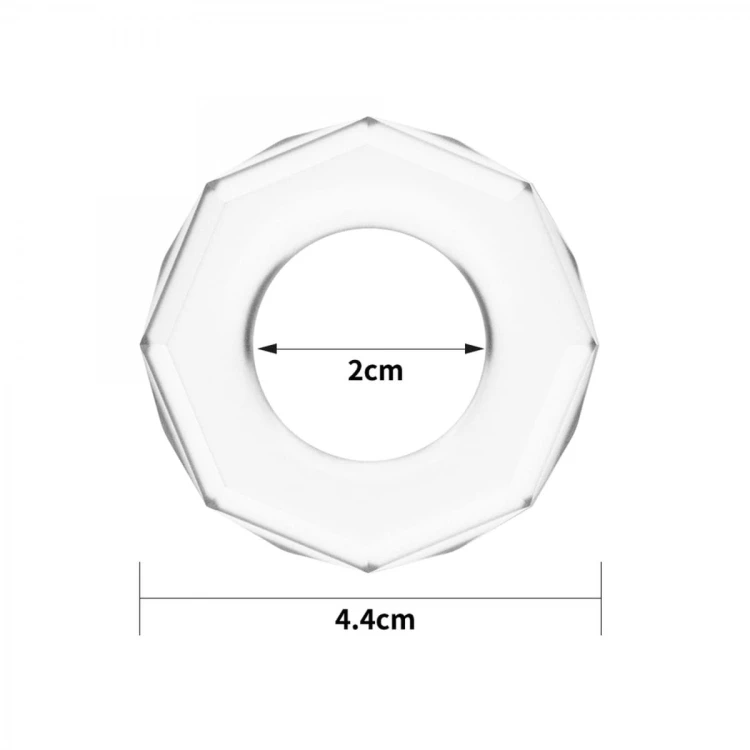 POWER PLUS Cockring Clear