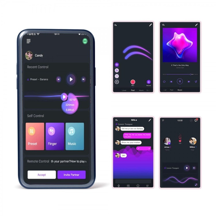 Rise - wielofunkcyjny pierścień erekcyjny z aplikacją-5