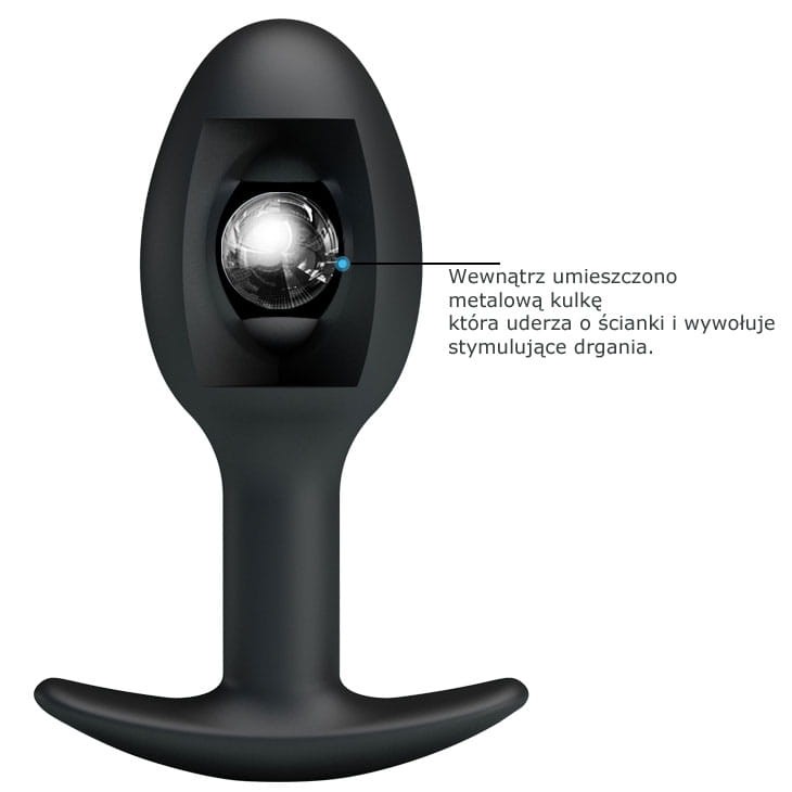 Silikonowy korek analny Mały przekrój Silikon-1