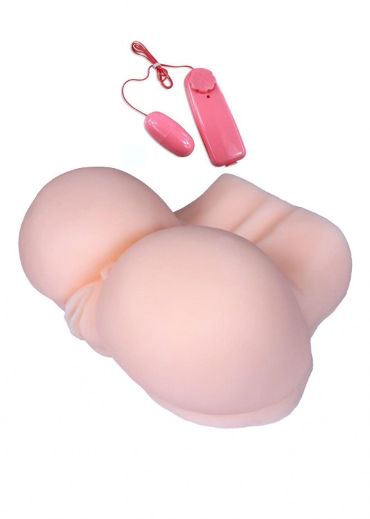 Pełnowymiarowy masturbator pochwa i anus