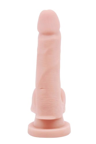 Sztuczny penis z jądrami Cyber skin Wymiary 14,5/3 cm-1
