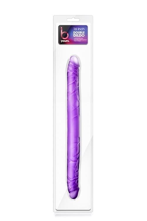 Żelowe duże dildo dla dwojga 40 cm-3