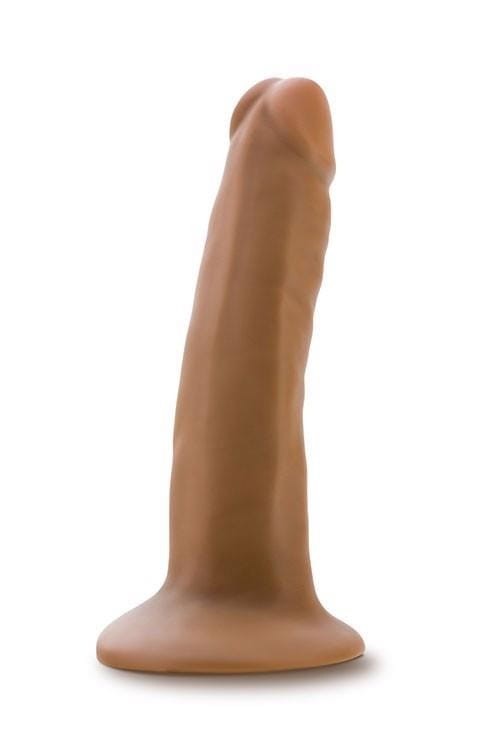 Dildo penis bez wibracji Brązowy Wymiry 14/3,5 cm-1