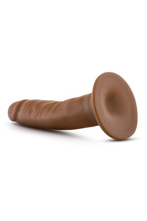 Dildo penis bez wibracji Brązowy Wymiry 14/3,5 cm-2