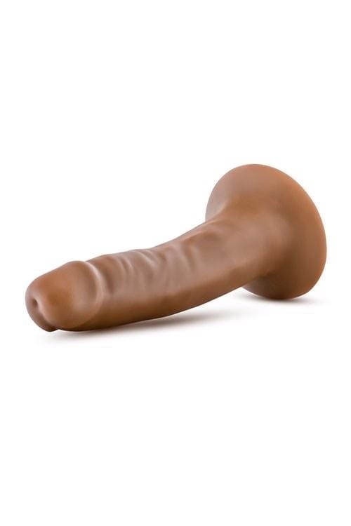 Dildo penis bez wibracji Brązowy Wymiry 14/3,5 cm-3