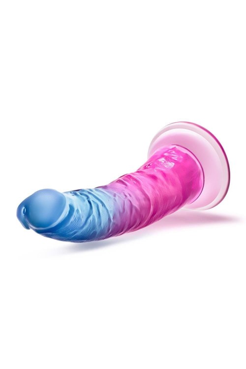Kolorowe żelowe dildo 19 cm-2