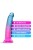 Kolorowe żelowe dildo 19 cm-3