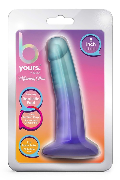 Żelowe sprężyste dildo Penis 12,7/3,1 cm-3