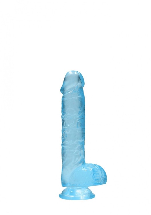 Żelowy penis 15 cm Kolor niebieski-2