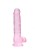 Duży żelowy penis Wysokość 20,3 cm Różowy-1