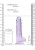 Fioletowe dildo żelowe penis 20,3 cm-2