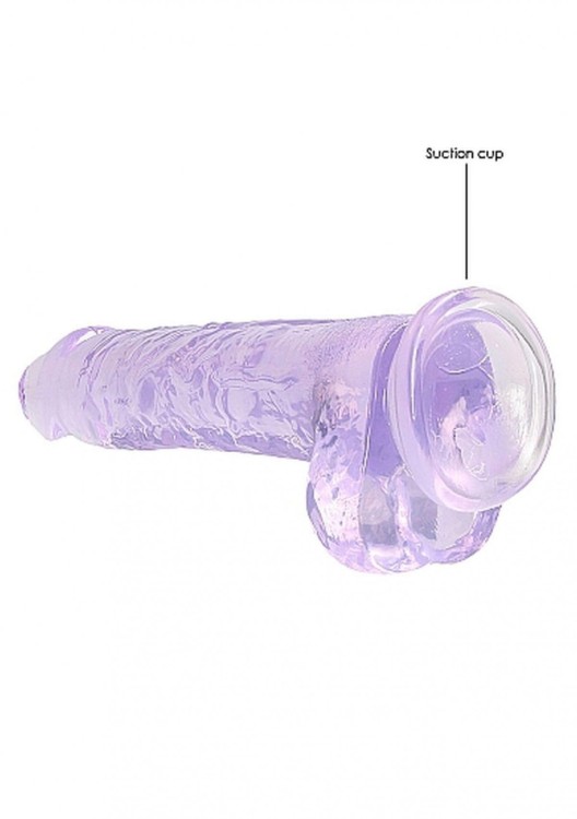 Fioletowe dildo żelowe penis 20,3 cm-4