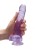 Fioletowe dildo żelowe penis 20,3 cm