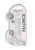 Duży żelowy penis Wysokość 20,3 cm Bezbarwny-4