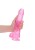 Żelowe wielkie dildo Wysokość 25 cm Różowe