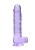Żelowe wielkie dildo Wysokość 25 cm Fiolet-1