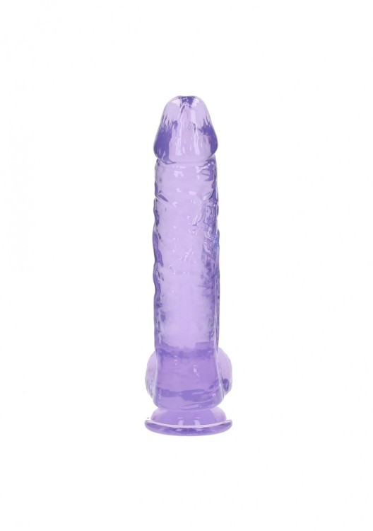 Żelowe wielkie dildo Wysokość 25 cm Fiolet-2