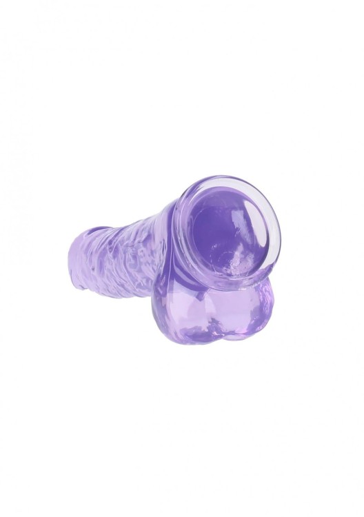 Żelowe wielkie dildo Wysokość 25 cm Fiolet-3