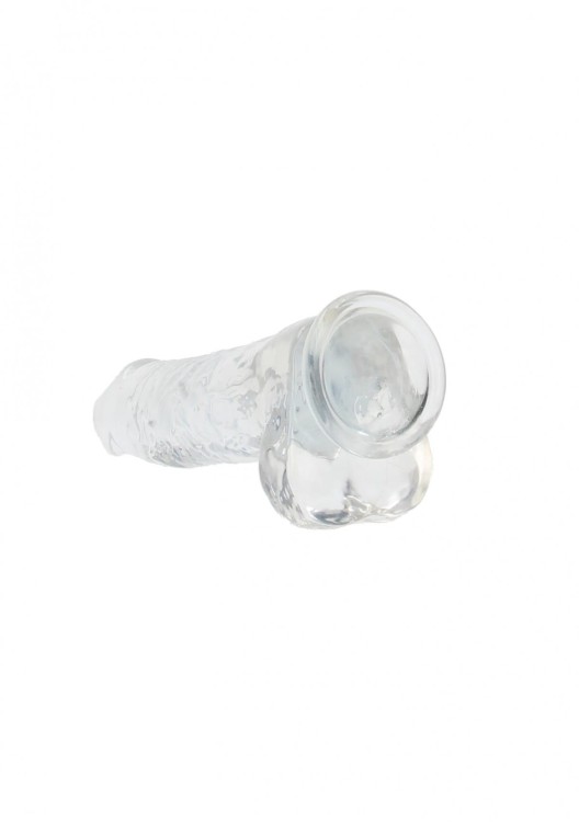 Żelowe wielkie dildo Wysokość 25 cm Bezbarwny-2