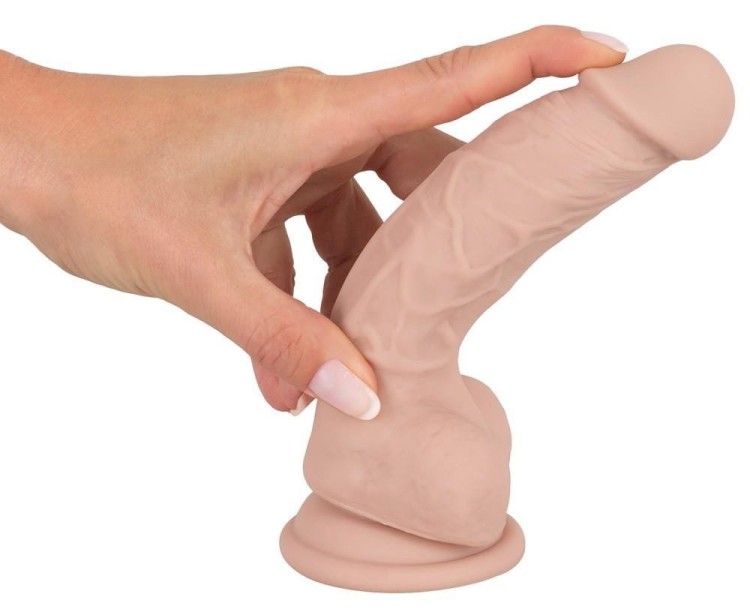 Penis silikonowy Cielisty Wymiary 18/3,6 cm